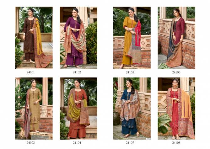 Siddhi Sagar Qatrah Winter Ethnic Wear Pashmina Latest Designer Collection